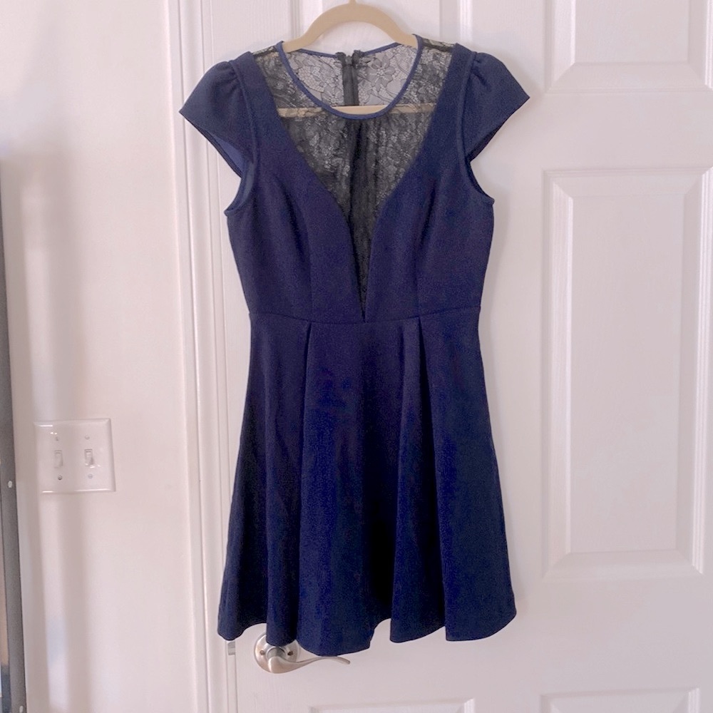 BCBG Navy Mini Dress